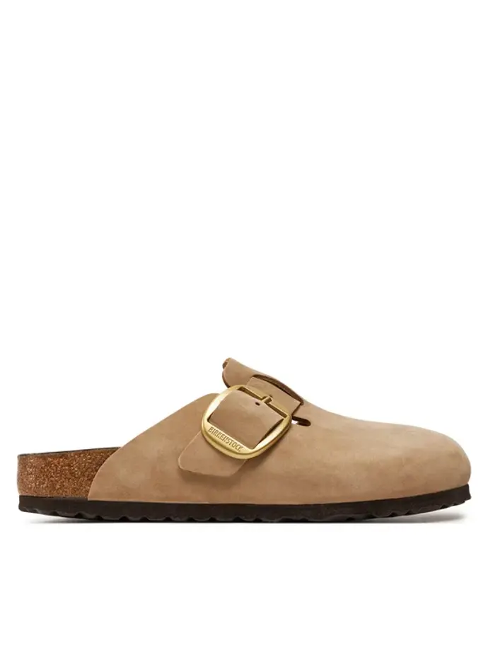 Béžové nazouváky Birkenstock Boston, eobuv.cz, 4 280 Kč
