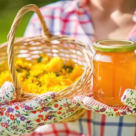 Pampeliškový med krásně voní i chutná a navíc obsahuje spoustu vitamínů. 
