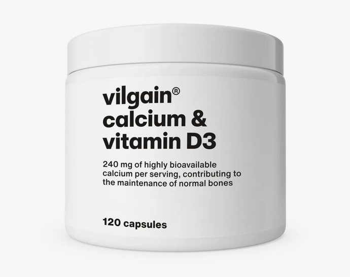 Vilgain Vápník + Vitamin D3 je účinný doplněk stravy navržený tak, aby přispěl k udržení normálního stavu kostí a podpořil vstřebávání vápníku. 159 Kč
