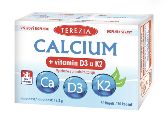 Calcium vitamin D3 a K2 je doplněk stravy. Je vhodný pro dospívající, u kterých dochází k intenzivní tvorbě a růstu kostí a zubů, pro ženy a seniory v důsledku vyšších nároků na zásobení vápníkem. 99 Kč
