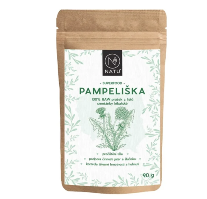 NATU Pampeliška prášek obsahuje lyofilizované listy ze smetánky lékařské v RAW kvalitě. Pampeliška podporuje normální trávení, činnost jater a detoxikaci. 191 Kč
NATU Pampeliška prášek obsahuje lyofilizované listy ze smetánky lékařské v RAW kvalitě. Pampeliška podporuje normální trávení, činnost jater a detoxikaci. 191 Kč