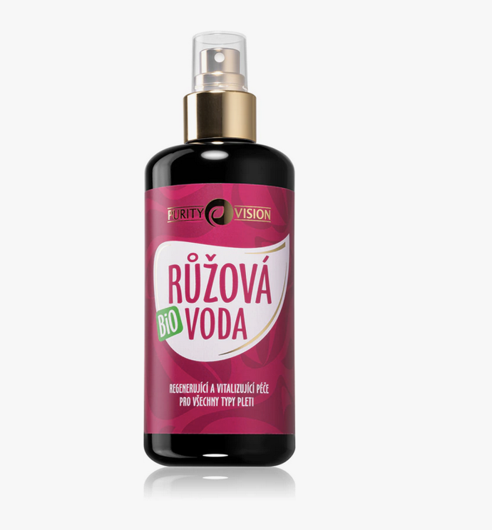 Růžová voda, 166 Kč
