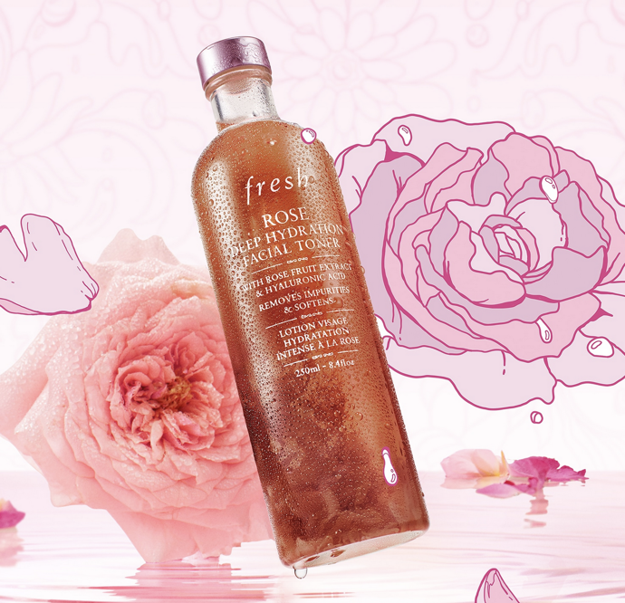 Rose Deep Hydration Facial Toner – Hydratující a tonizující mléko s růž, 529 Kč 
