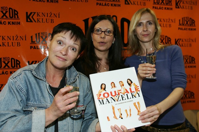 Martina s kolegyněmi, které dabovaly seriál Zoufalé manželky
