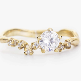 Zlatý prsten Falling Star s brilianty, 27jewelry, 63 500 Kč
