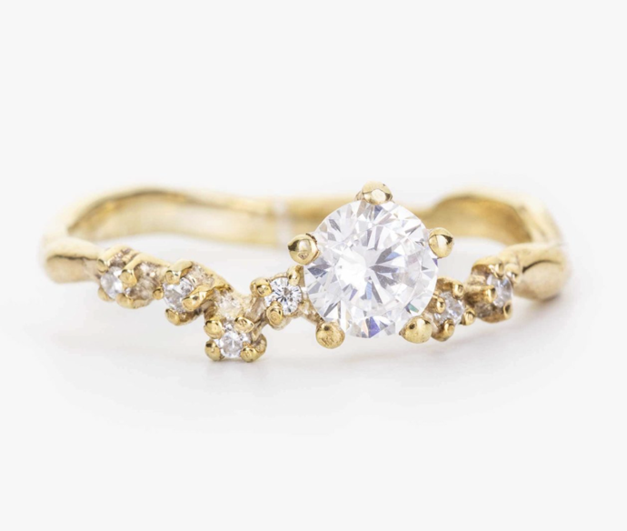 Zlatý prsten Falling Star s brilianty, 27jewelry, 63 500 Kč
