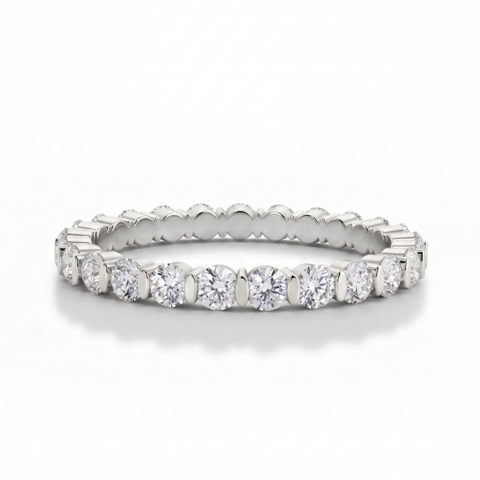 Dámský snubní prsten s diamanty, Korbička šperky, 67 000 Kč
