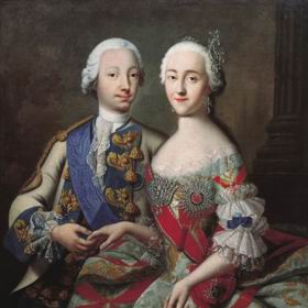 Car Petr III. vládl jen 6 měsíců; zemřel 17. července 1762.
Car Petr III. vládl jen 6 měsíců; zemřel 17. července 1762.