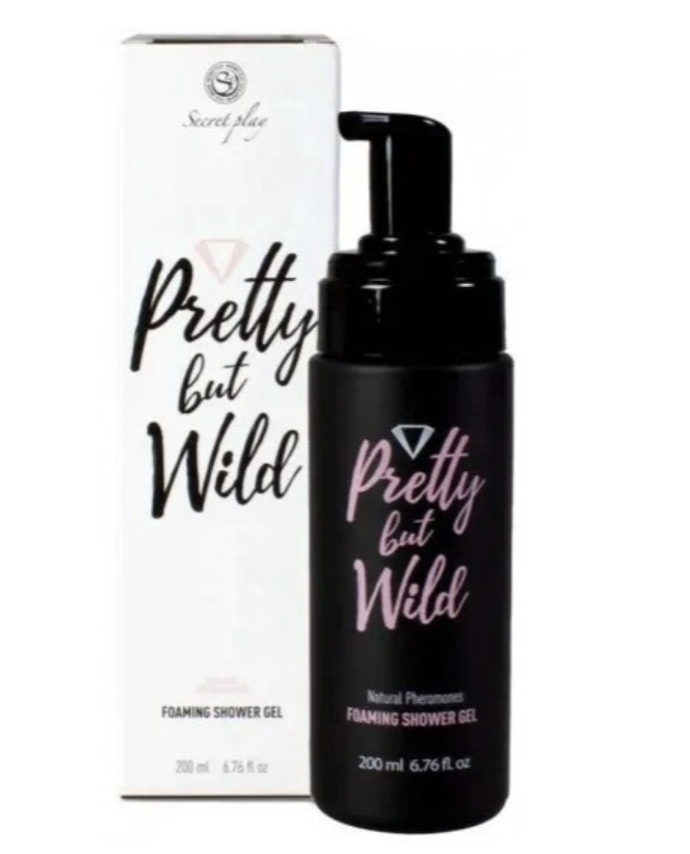 Pretty Afrodita, sprchový gel s extraktem z lanýže působí afrodiziakálně a jeho pečující složení při mytí intenzivně hydratuje a čistí pokožku. Gel má antioxidační a anticelulitidní účinky, 499 Kč, prodává Růžový slon
