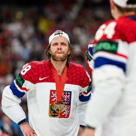 David Pastrňák na mistrovství světa v ledním hokeji
David Pastrňák na mistrovství světa v ledním hokeji