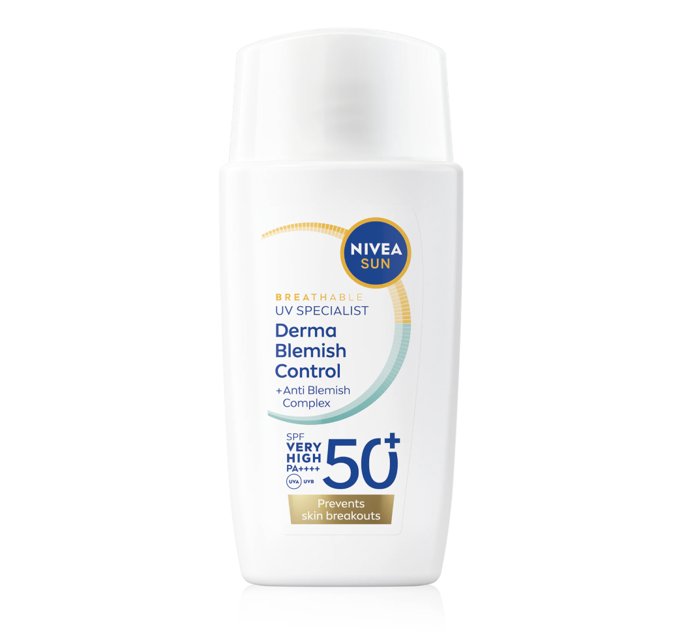 Krém s SPF pro pleť s nedokonalostmi NIVEA SUN Derma Skin Clear, 269 Kč (40 ml), prodává Notino
