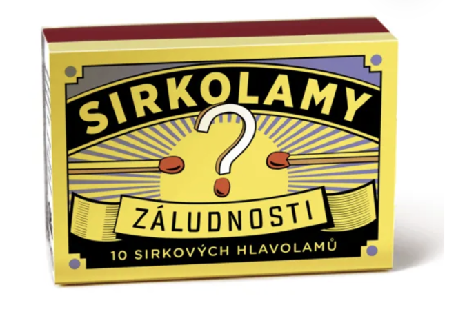 Vraťte se spolu s námi do dětství a připomeňte si retro sirkové hlavolamy a rébusy. V zápalkové krabičce najdete 10 zadání hlavolamů, které vám nedají spát. 99 Kč
