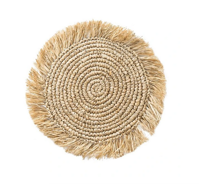 Prostírání se střapci RAFFIA, 41 cm - přírodní, 399 Kč. butlers.cz. V síti Butlers během jarních Dnů Marianne nakoupíte se slevou 25 %.
