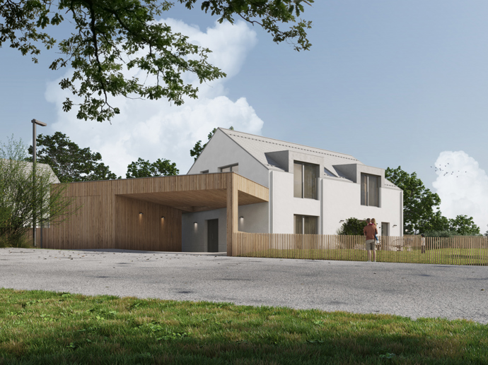 Galerie: Projekt, který vám dopřeje moderní bydlení v přírodě Galerie: Projekt, který vám dopřeje moderní bydlení v přírodě