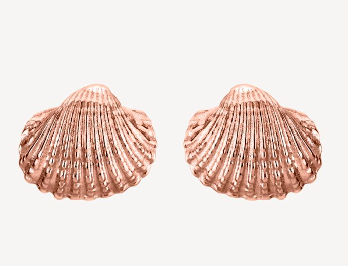 Náušnice Luxury Clam, 14karátové růžové zlato z kolekce Mauricius V, ALOve, 23 474 Kč
