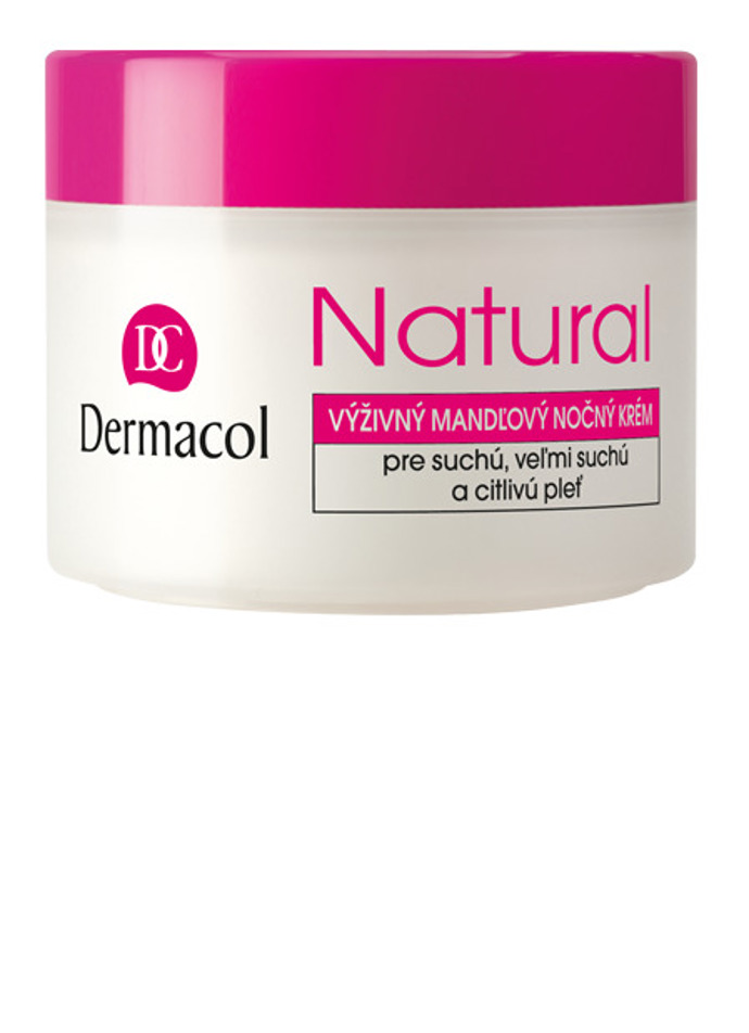 Výživný mandlový noční krém Natural, Dermacol, 139 Kč

Bohatý noční krém s přírodním mandlovým olejem a panthenolem regeneruje, posiluje a zvláčňuje pleť během spánku. Hloubkově pleť vyživuje, zklidňuje a chrání ji před vysoušením a ztrátou rovnováhy. Zabraňuje předčasnému stárnutí pleti, zvyšuje její pružnost a urychluje tvorbu nových buněk. Krém je vhodný pro suchou, velmi suchou a citlivou pleť.
