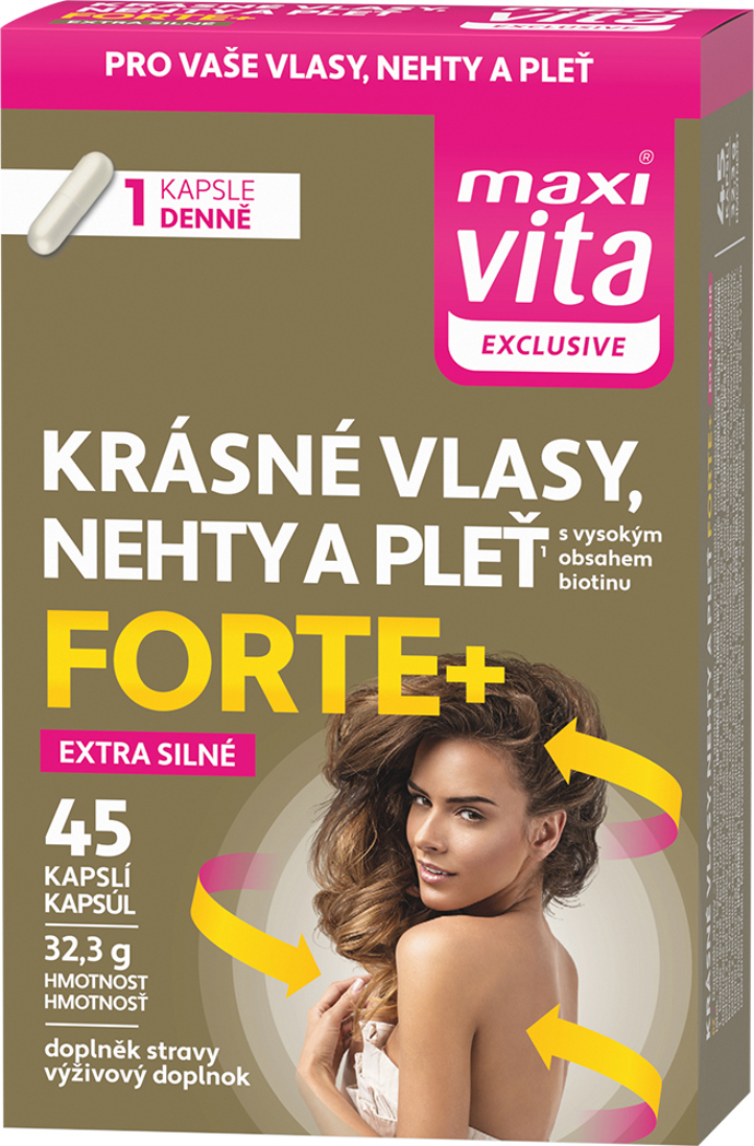 Maxi Vita Exclusive Krásné vlasy, nehty a pleť

Hloubková kúra pro krásné vlasy, nehty a pleť v jedné kapsli denně. Řešte svůj vzhled chytře pomocí silné dávky 15 účinných látek zajišťujících správnou výživu vašich vlasů, nehtů a pokožky.

Cena: 184,90 Kč

www.nasevitaminy.cz
