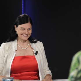 Při jednom ze svých vystoupení v médiích
Při jednom ze svých vystoupení v médiích