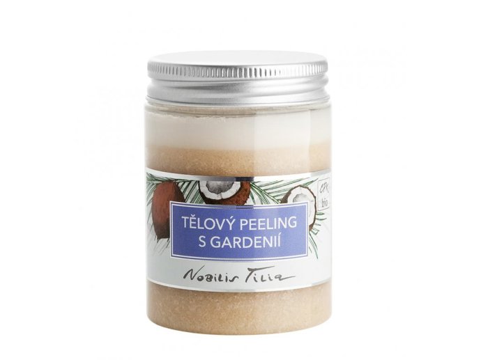 Tělový peeling s gardenií, Nobilis Tilia, 489 Kč

