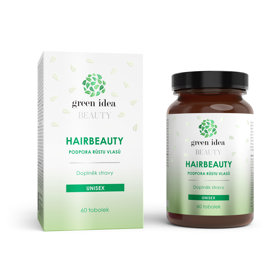 Tobolky HairBeauty se směsí bylin vitaminů a minerálů pro podporu růstu vlasů, 498 Kč, greenidea.cz
Tobolky HairBeauty se směsí bylin vitaminů a minerálů pro podporu růstu vlasů, 498 Kč, greenidea.cz