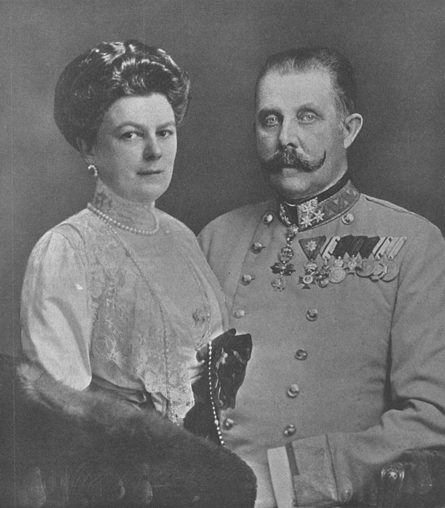 Manželé na fotografii z roku 1914.
Manželé na fotografii z roku 1914.