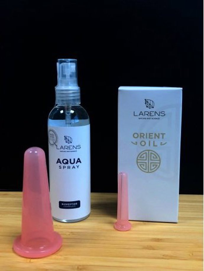 Masážní set na baňkování obličeje, Larens, 800 Kč, Shop More Beauty

