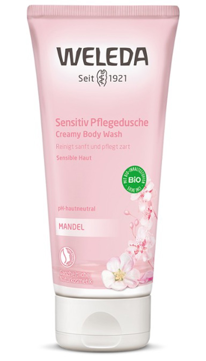 Mandlový sprchový krém na citlivou pokožku, Weleda, 200 ml, 219 Kč
