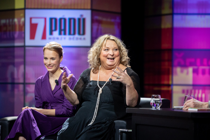 Martina se v show 7 pádů Honzy Dědka pěkně rozpovídala
