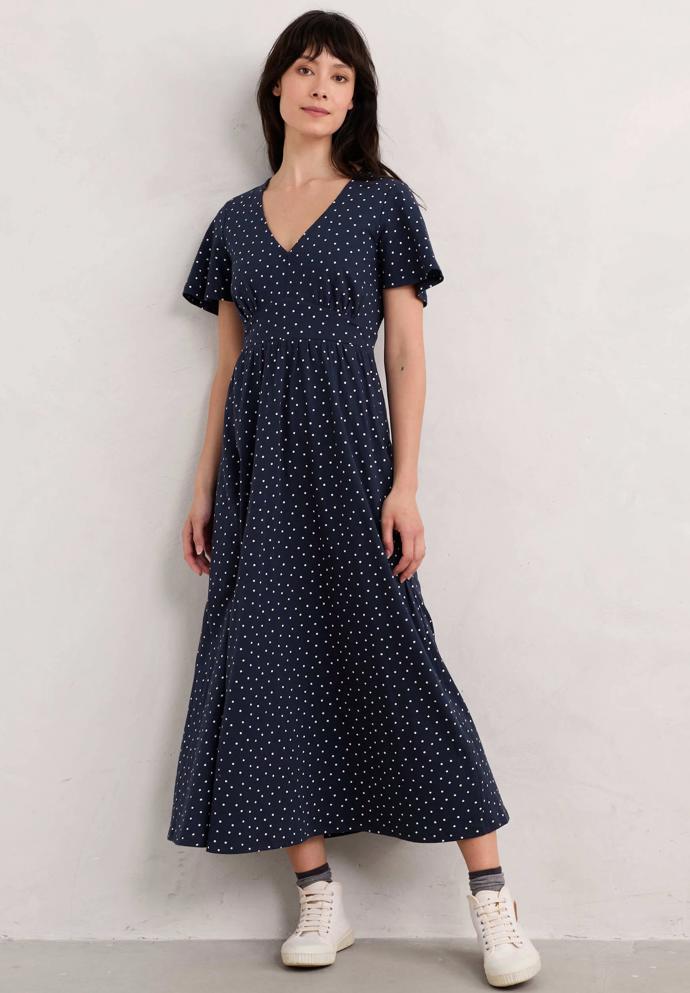 Seasalt Cornwall, HALF SLEEVE - Maxi šaty - navy rustic spot maritime, 2 053 Kč.

 
