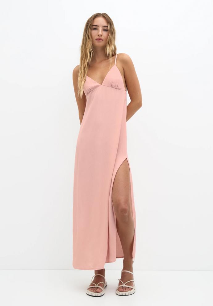 PULL&BEAR, DYE - MIDI - Maxi šaty - pink, 849 Kč.

 
