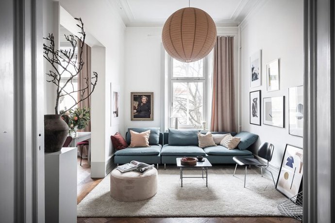 Skandinávský byt plný designu