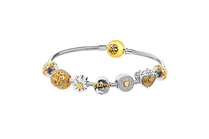 Stříbrný náramek beads - sada - srdce, máma, květ, strom
Stříbrný náramek beads - sada - srdce, máma, květ, strom