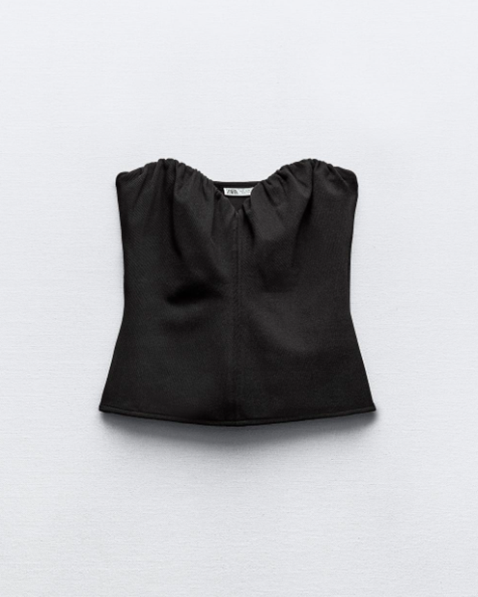 Bandeau top, Zara, 599 Kč
