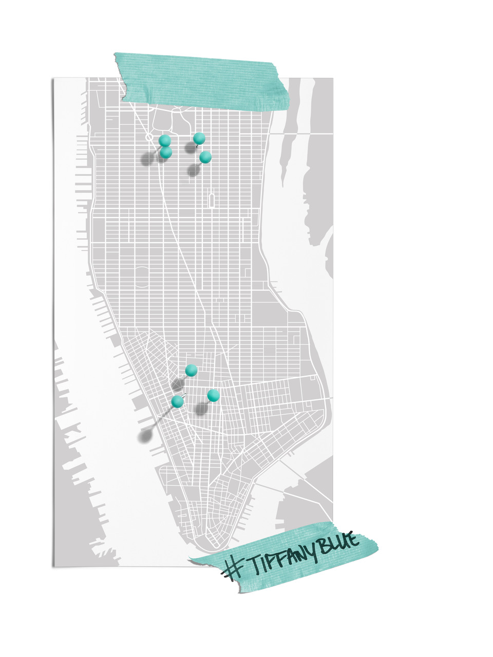 New York se oblékl do Tiffanyho modré