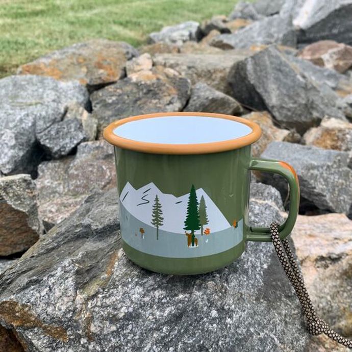 Plecháček - smaltovaný hrnek Outdoor, 495 Kč, bylobylibo.cz
