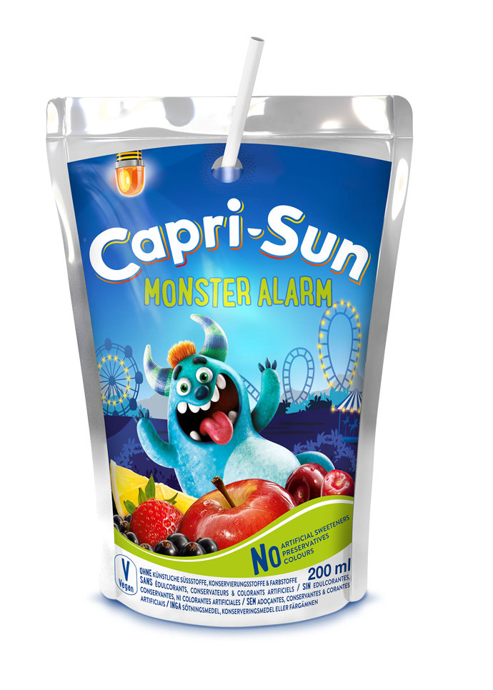 Capri-Sun 0,2 l, Vitar, 13,50 Kč

Oblíbená ovocná pitíčka v praktickém obalu o objemu 0,2 litru se vejdou kamkoli, třeba i do kapsy. Obsahují nejméně 10 % ovocné složky a nenajdete v nich žádné konzervanty, syntetická barviva ani umělá aromata. Jen ovocné osvěžení v balení, díky kterému vydrží nápoj déle chladný.
