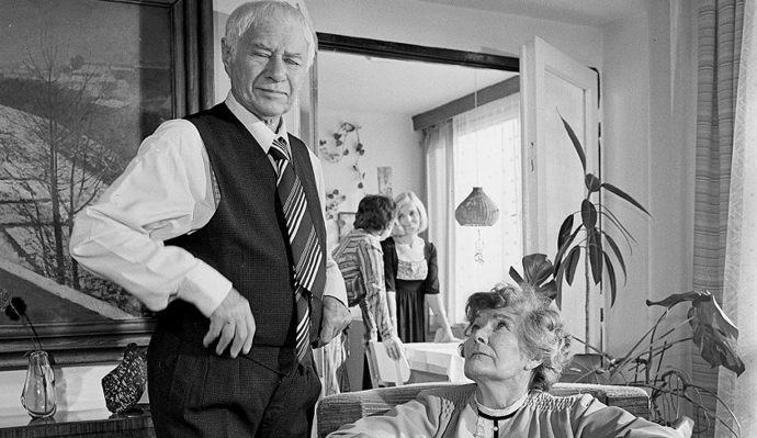 Jiřina Štěpničková a Ladislav Pešek Jiřina Štěpničková a Ladislav Pešek
