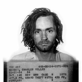 Masový vrah Charles Manson
