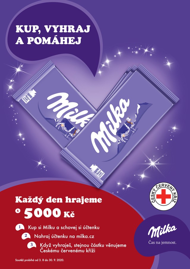 Čokoláda Milka podpoří dětskou léčebnu Českého červeného kříže v Bukovanech Čokoláda Milka podpoří dětskou léčebnu Českého červeného kříže v Bukovanech