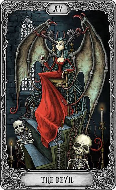 Tarot ďábel Tarot ďábel