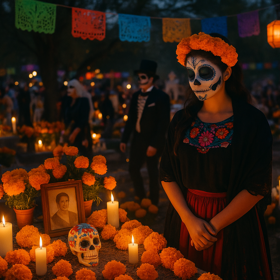 Připojte se k oslavě Dia de los Muertos v Praze 30. října 2025 s mexickým jídlem, hudbou a rukodělnými dílnami v Hale 13.
Připojte se k oslavě Dia de los Muertos v Praze 30. října 2025 s mexickým jídlem, hudbou a rukodělnými dílnami v Hale 13.