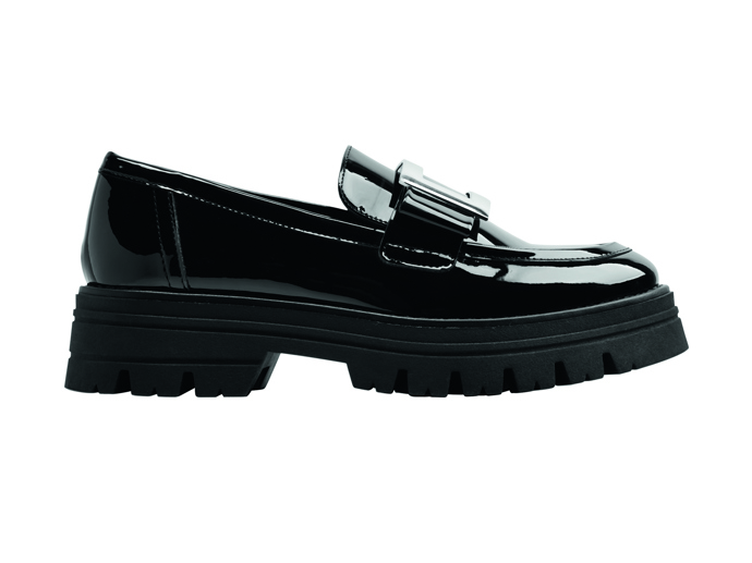 Lakované mokasíny, Deichmann, 899 Kč
