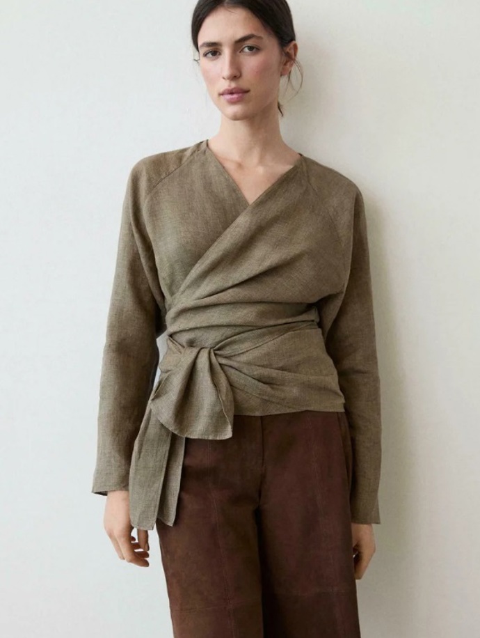 Košile s vázáním, Massimo Dutti, 2 399 Kč
