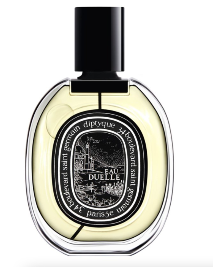 Diptyque – Eau Duelle s vanilkou, kardamonem, růžovým pepřem, šafránem, černým čajem, jalovcem, ambrou a kadidlem, 4350 Kč

