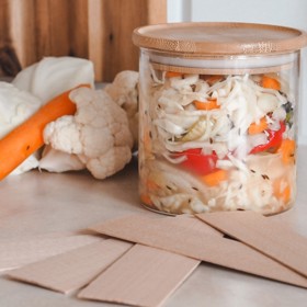 Skleněná dóza s bambusovým víkem 500 ml, Čisté dřevo, 169 Kč
Skleněná dóza s bambusovým víkem 500 ml, Čisté dřevo, 169 Kč