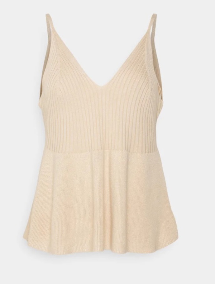 Pletený peplum top, Vero Moda, 292 Kč
