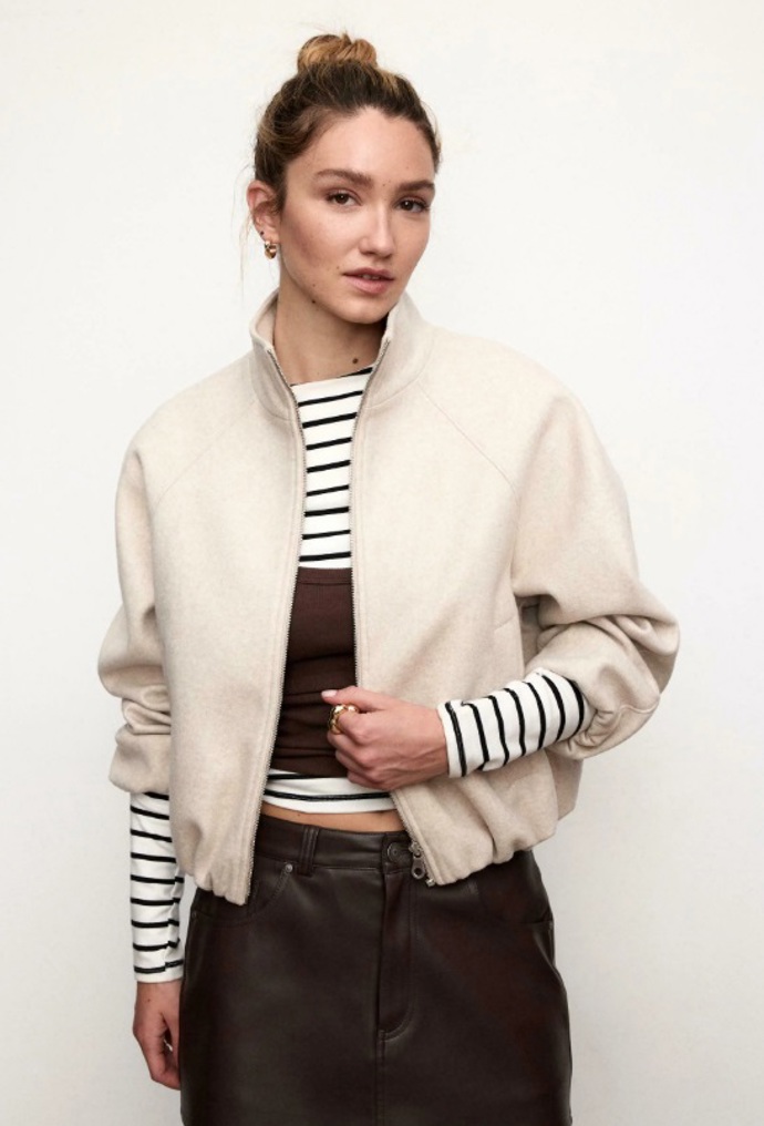 Mikina na zip, Stradivarius, 799 Kč
