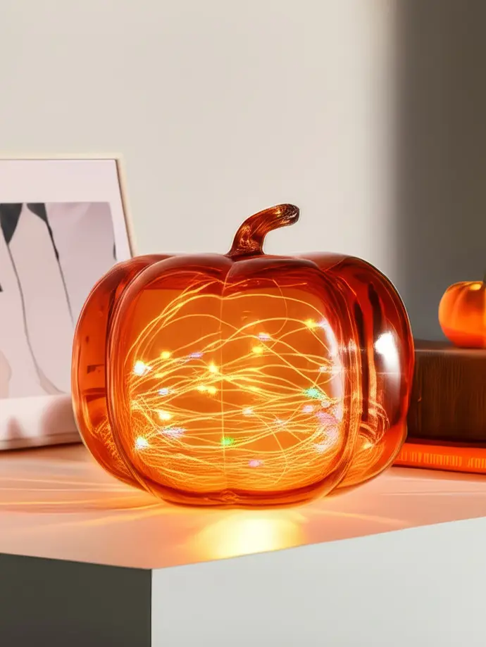 LED lampička ve tvaru dýně, 259 Kč
