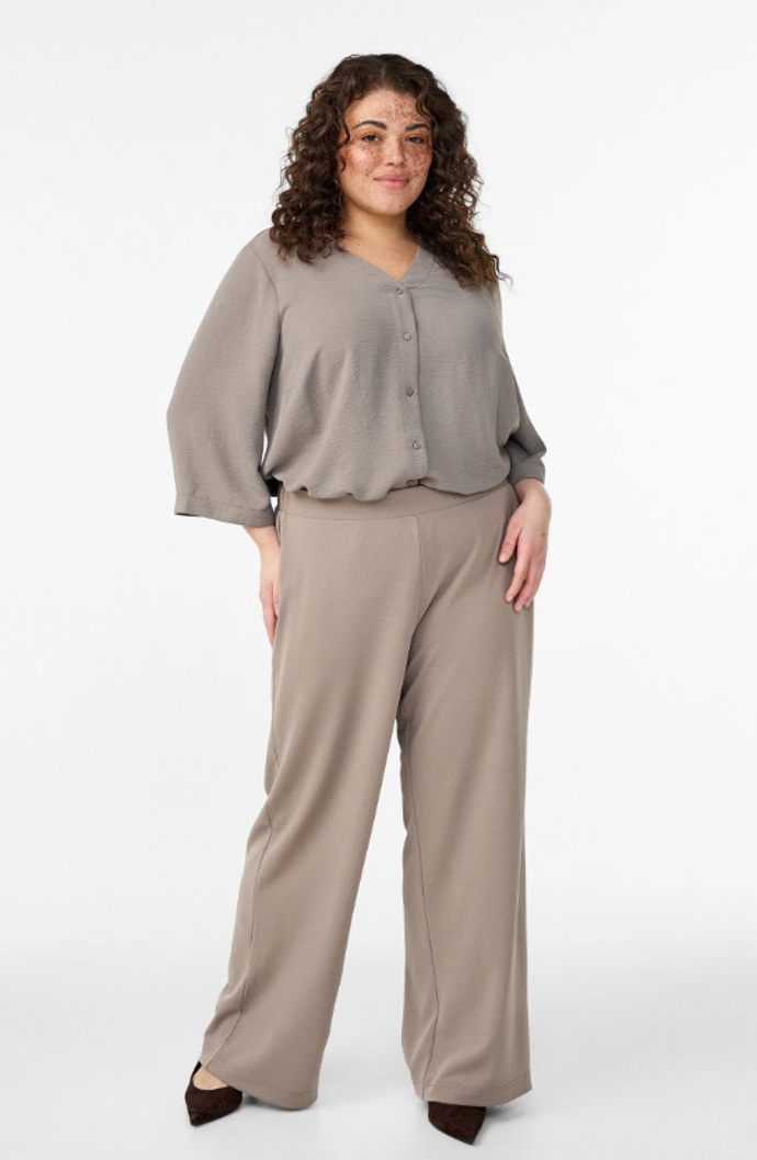 Splývavé plus size kalhoty, Zizzi, 799 Kč
