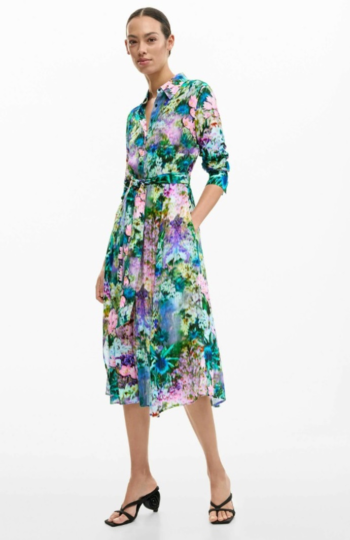 Košilové šaty, Desigual, 3 699 Kč
